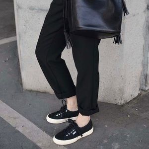 Superga classic black sneakers